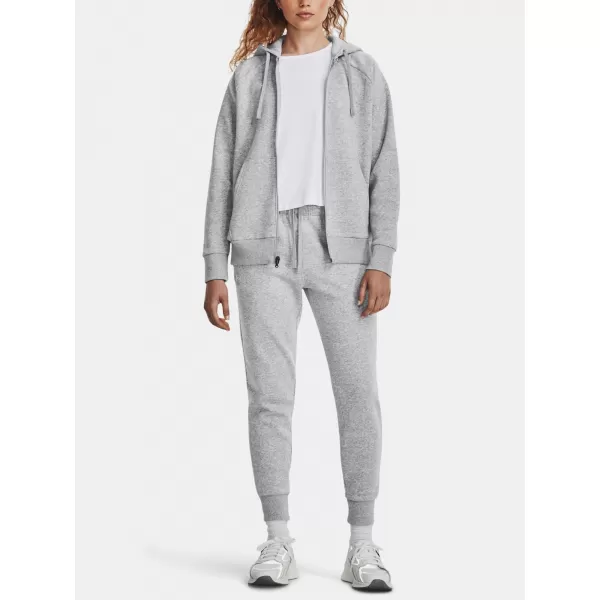  Dámska mikina UNDER ARMOUR RIVAL FLEECE FZ HOODIE 1379497-012 SIVÁ 