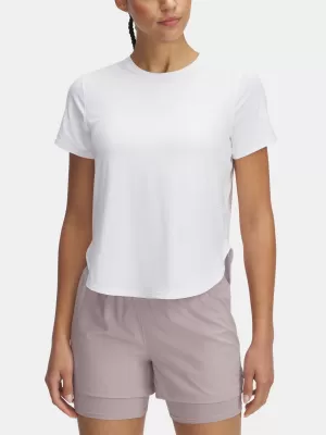 Dámske tričko UNDER ARMOUR LAUNCH ELITE SHORTSLEEVE 1389564-100 BIELA