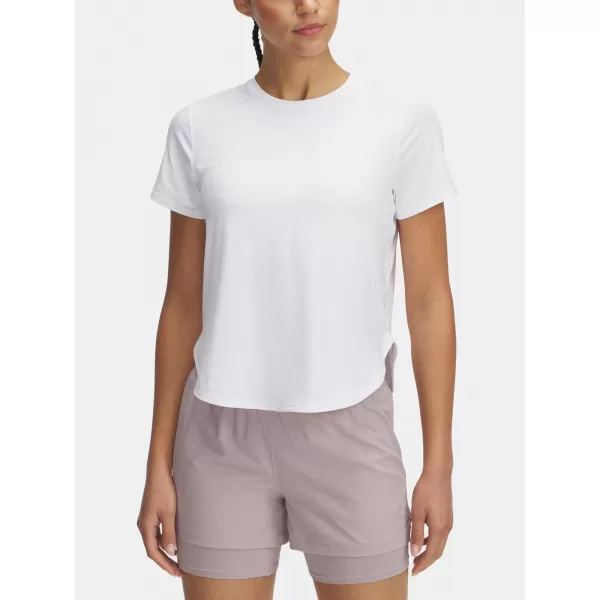  Dámske tričko UNDER ARMOUR LAUNCH ELITE SHORTSLEEVE 1389564-100 BIELA 