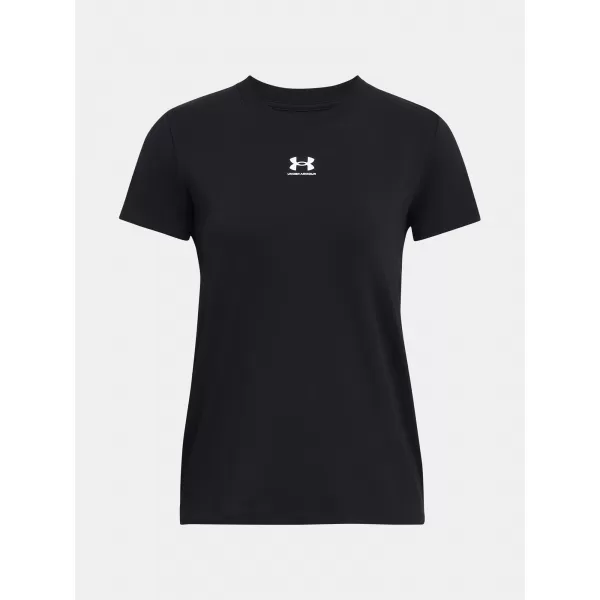  Dámske tričko UNDER ARMOUR CAMPUS CORE SS 1383648-001 ČIERNA 