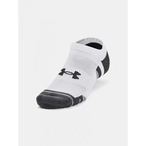  Ponožky UNDER ARMOUR PERFORMANCE COTTON NS (3 PÁRY) 1379526-100 BIELA 