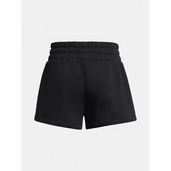  Dámske šortky UNDER ARMOUR ICON FLEECE BOXER SHORTS 1382725-001 ČIERNA 