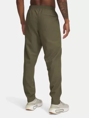 Pánske športové nohavice UNDER ARMOUR RIVAL WVN WINDBREAKER PN 1390150-390 ZELENÁ