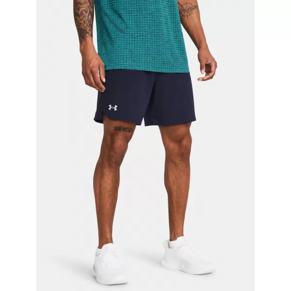  Pánske šortky UNDER ARMOUR VANISH WOVEN 6IN SHORTS 1373718-410 MODRÁ 