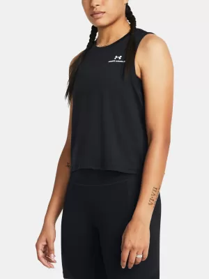 Dámske tielko UNDER ARMOUR VANISH ENERGY CROP TANK 1383654-001 ČIERNA
