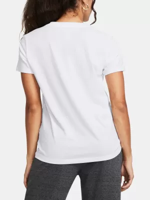 Dámske tričko UNDER ARMOUR CAMPUS CORE SS 1383648-100 BIELA