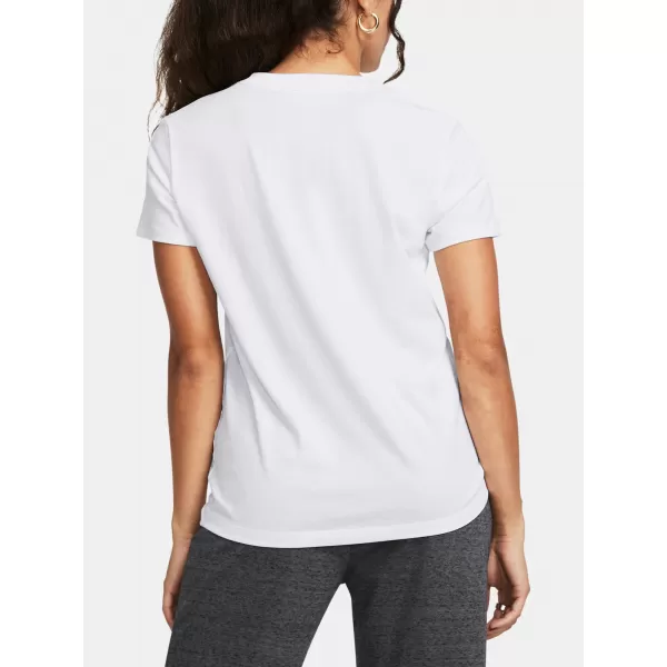  Dámske tričko UNDER ARMOUR CAMPUS CORE SS 1383648-100 BIELA 