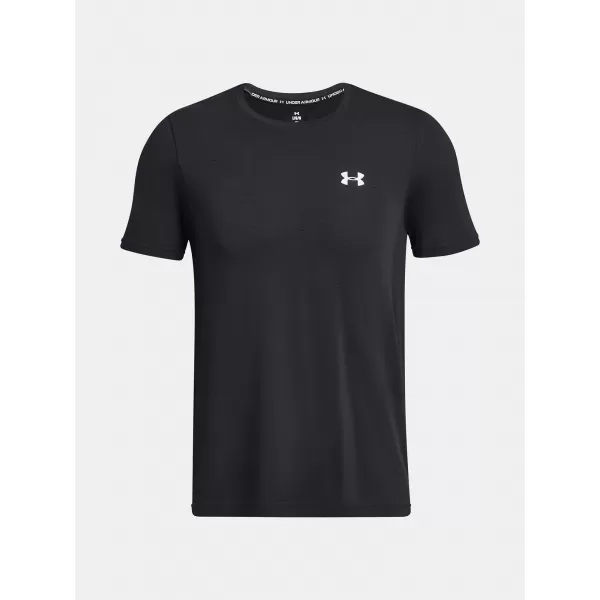  Pánske tričko UNDER ARMOUR VANISH SEAMLESS SS 1382801-001 ČIERNA 