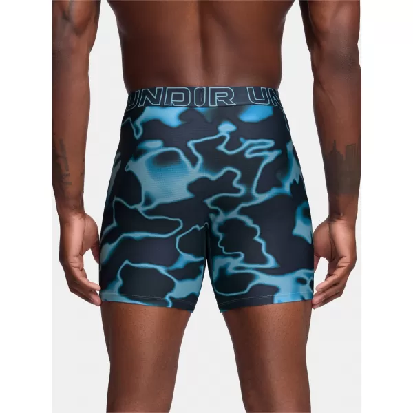  Pánske boxerky UNDER ARMOUR M PERF TECH MESH NOV 6IN (3KS) 1383885-494 MODRÁ 
