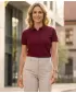 Dámske tričko s golierom ALTISPORT NoPrint NP/ALW012 GRANÁT
