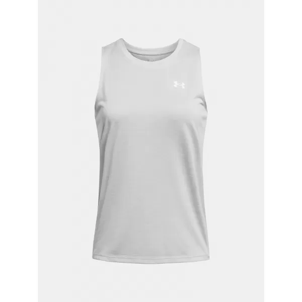  Dámske tielko UNDER ARMOUR TECH TANK TWIST 1383656-014 SIVÁ 