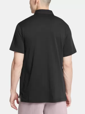 Pánske tričko UNDER ARMOUR ICON POLO 1386608-001 ČIERNA