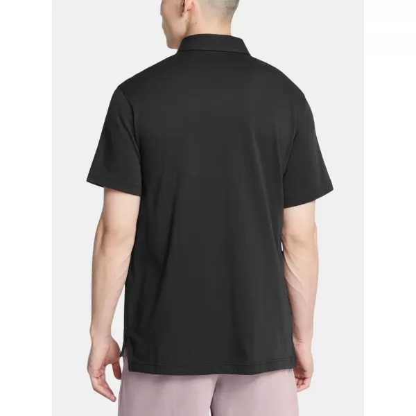  Pánske tričko UNDER ARMOUR ICON POLO 1386608-001 ČIERNA 