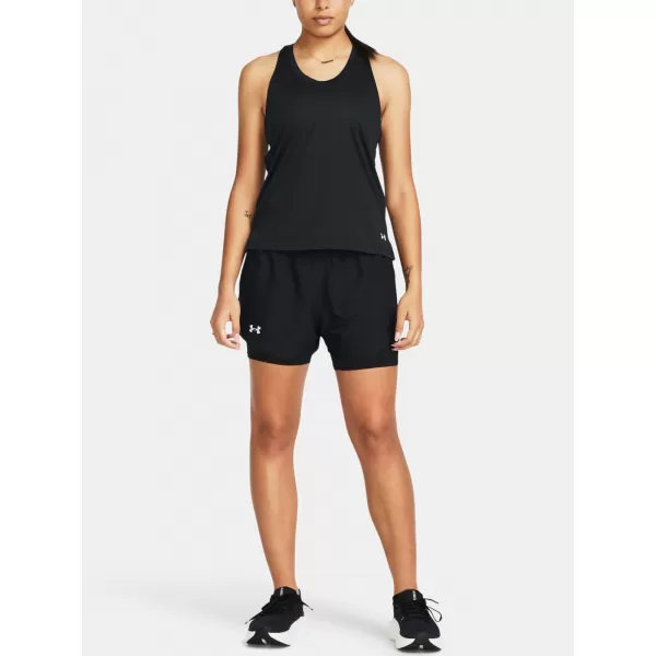  Dámske šortky UNDER ARMOUR FLY BY 2-IN-1 SHORTS 1382440-001 ČIERNA 