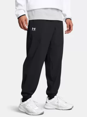 Pánske tepláky UNDER ARMOUR VIBE WOVEN JOGGER 1386557-001 ČIERNA