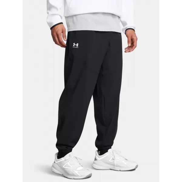  Pánske tepláky UNDER ARMOUR VIBE WOVEN JOGGER 1386557-001 ČIERNA 