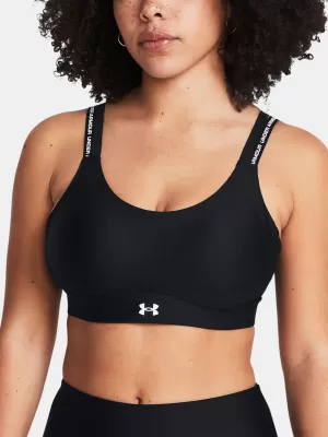 Dámska podprsenka UNDER ARMOUR INFINITY MID 2.0 RIB BRA 1385433-001 ČIERNA