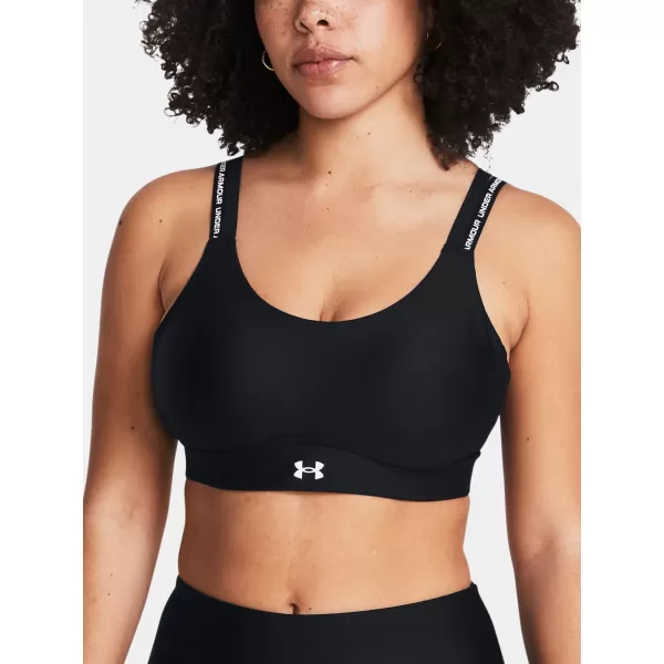 Dámska podprsenka UNDER ARMOUR INFINITY MID 2.0 RIB BRA 1385433-001 ČIERNA 