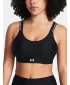 Dámska podprsenka UNDER ARMOUR INFINITY MID 2.0 RIB BRA 1385433-001 ČIERNA