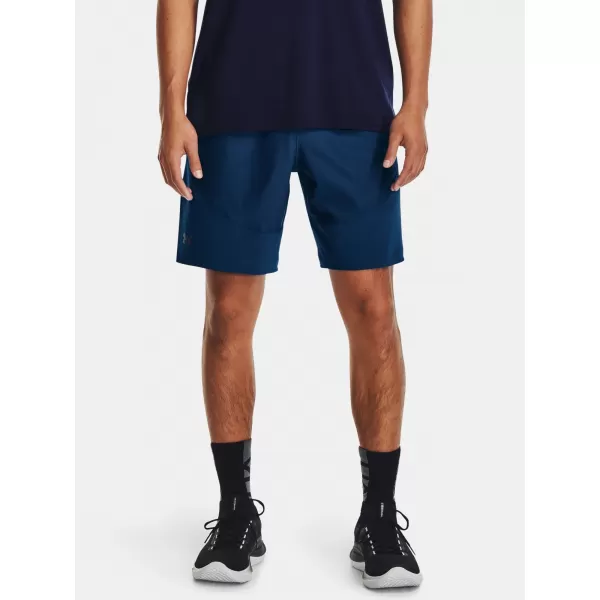  Pánske šortky UNDER ARMOUR UNSTOPPABLE HYBRID SHORTS 1373780-426 MODRÁ 
