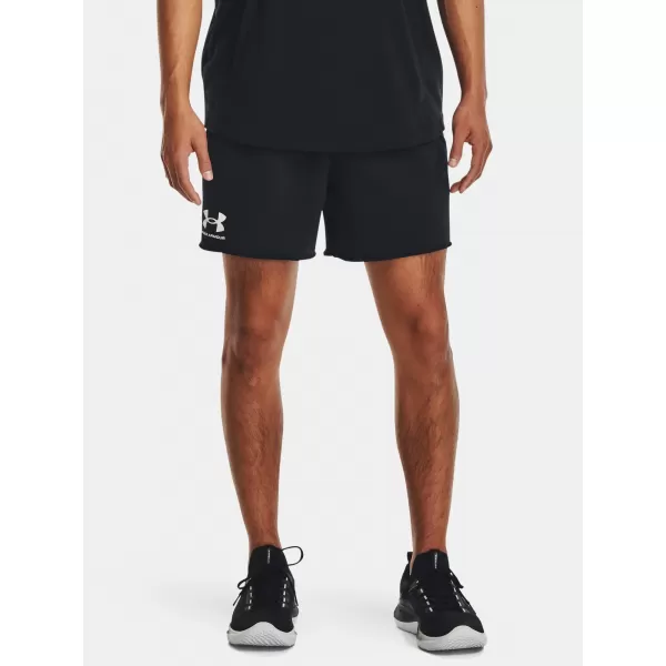  Pánske šortky UNDER ARMOUR RIVAL TERRY 6IN SHORT 1382427-001 ČIERNA 