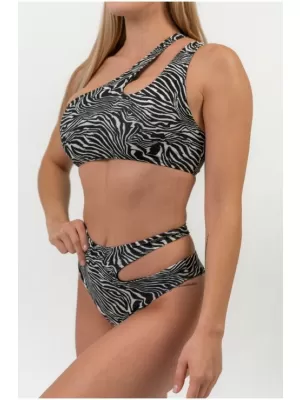 Top do bikín SÃO GONÇALO - zebra 764 WHITE Nebbia