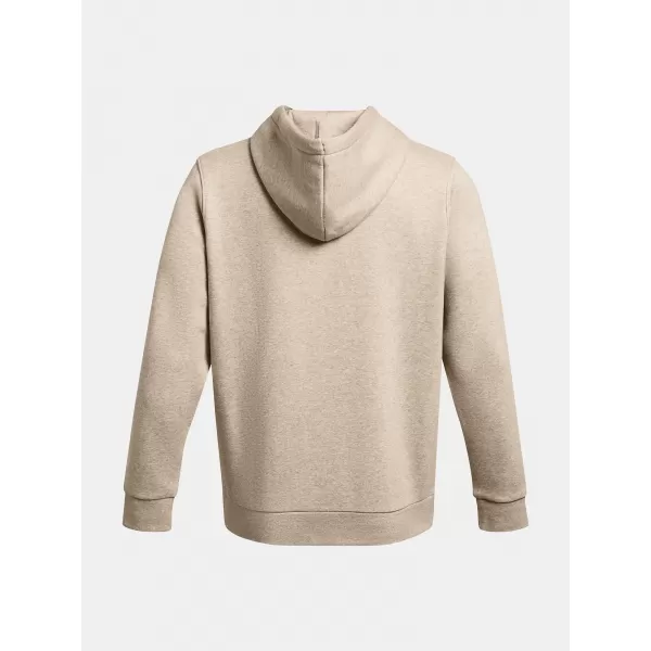  Pánska mikina UNDER ARMOUR ESSENTIAL FLEECE HOODIE 1373880-203 HNEDÁ 