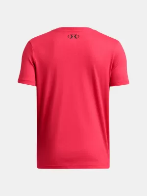 Chlapčenské tričko UNDER ARMOUR B GLITCH LOCKERTAG SS 1386833-989 ČERVENÁ