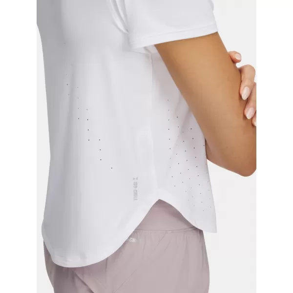  Dámske tričko UNDER ARMOUR LAUNCH ELITE SHORTSLEEVE 1389564-100 BIELA 