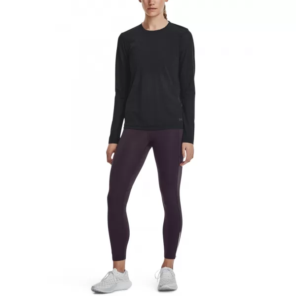  Dámske tričko UNDER ARMOUR SEAMLESS STRIDE LS 1375699-001 ČIERNA 
