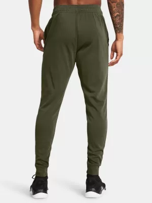 Pánske tepláky UNDER ARMOUR RIVAL TERRY JOGGER 1380843-390 ZELENÁ