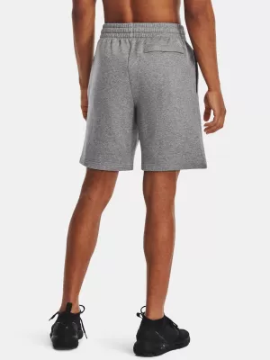 Pánske šortky UNDER ARMOUR RIVAL FLEECE SHORTS 1379779-025 SIVÁ
