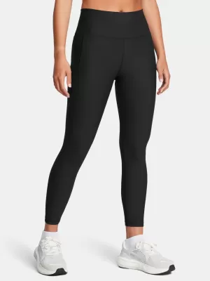 Dámske legíny UNDER ARMOUR MERIDIAN RIB ANKLE LEG 1386467-001 ČIERNA