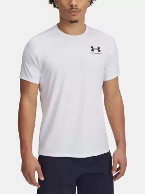 Pánske tričko UNDER ARMOUR HEATGEAR FITTED SS 6000939-100 BIELA