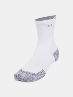 Ponožky UNDER ARMOUR AD RUN CUSHION CREW (3 PÁRY) 1387043-101 BIELA