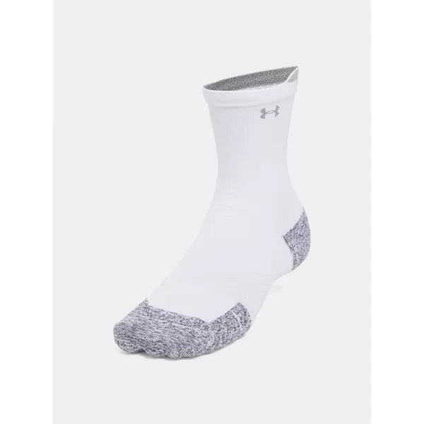  Ponožky UNDER ARMOUR AD RUN CUSHION CREW (3 PÁRY) 1387043-101 BIELA 