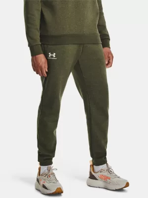 Pánske tepláky UNDER ARMOUR ESSENTIAL FLEECE JOGGER 1373882-391 ZELENÁ