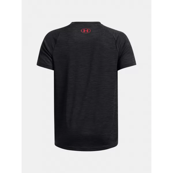  Chlapčenské tričko UNDER ARMOUR TECH TEXTURED SS 1382790-003 ČIERNA 