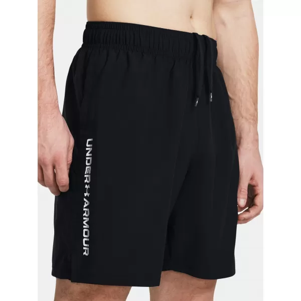  Pánske šortky UNDER ARMOUR WOVEN WDMK SHORTS 1383356-001 ČIERNA 