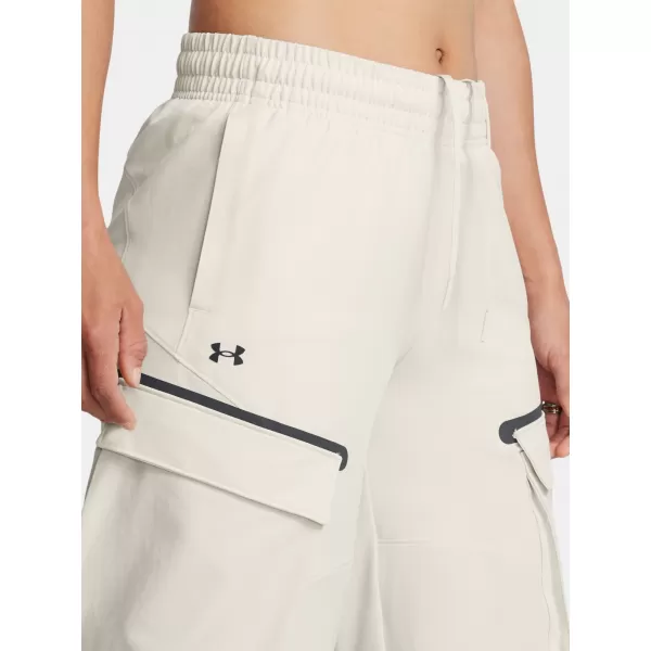  Dámske športové nohavice UNDER ARMOUR UNSTOPPABLE CARGO PANT 1386481-110 BIELA 