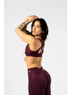 Športová podprsenka STRONG BEAUTY 424 DARK RED Nebbia