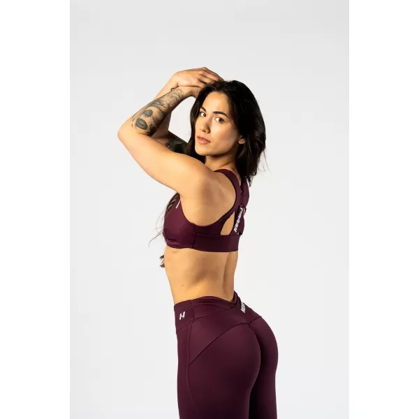  Športová podprsenka STRONG BEAUTY 424 DARK RED Nebbia 