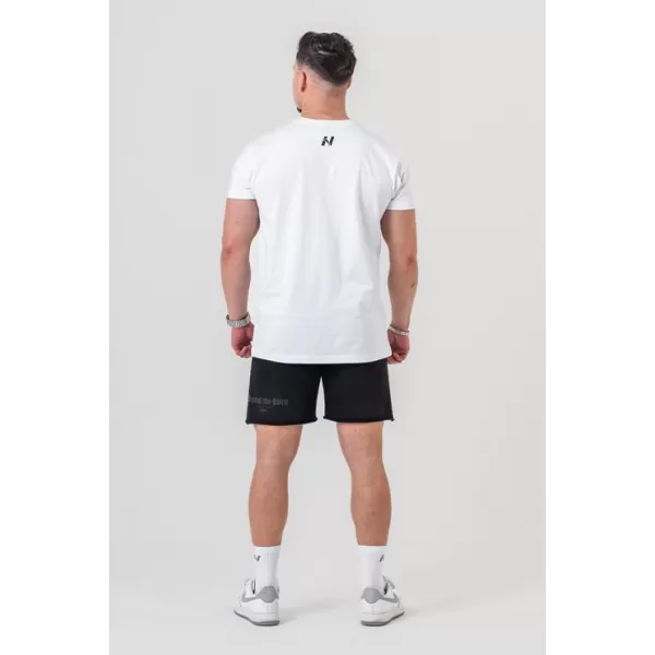  Tričko GYM ESSENTIALS 380 WHITE Nebbia 