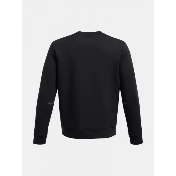  Pánska mikina UNDER ARMOUR UNSTOPPABLE FLC CREW EU 1389351-001 ČIERNA 