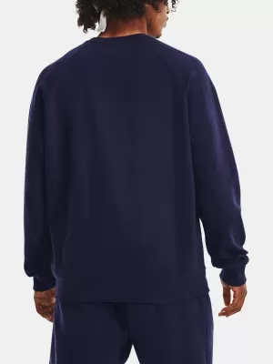 Pánska mikina UNDER ARMOUR RIVAL FLEECE CREW 1379755-410 MODRÁ