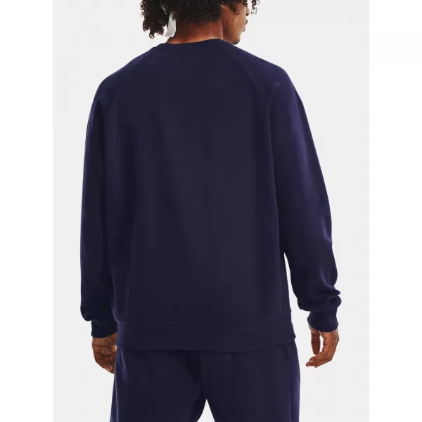  Pánska mikina UNDER ARMOUR RIVAL FLEECE CREW 1379755-410 MODRÁ 