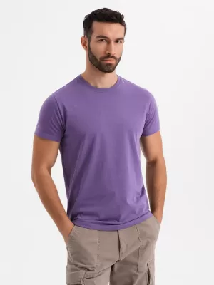 Pánske tričko OMBRE OM-TSBS-0236 FIALOVÁ