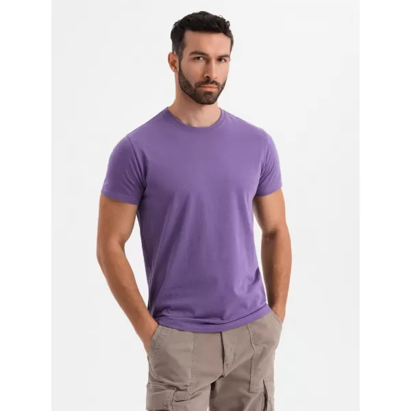  Pánske tričko OMBRE OM-TSBS-0236 FIALOVÁ 