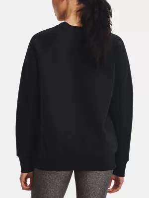 Dámska mikina UNDER ARMOUR RIVAL FLEECE CREW 1379508-001 ČIERNA