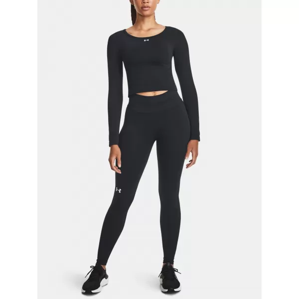  Dámske tričko UNDER ARMOUR TRAIN SEAMLESS LS 1379150-001 ČIERNA 